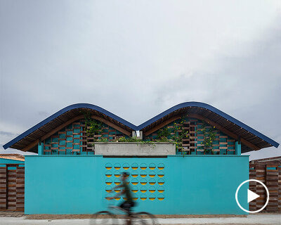 built as an inverted ship, 'gutter house' by daniel florez honors brazil's past sailor-architects