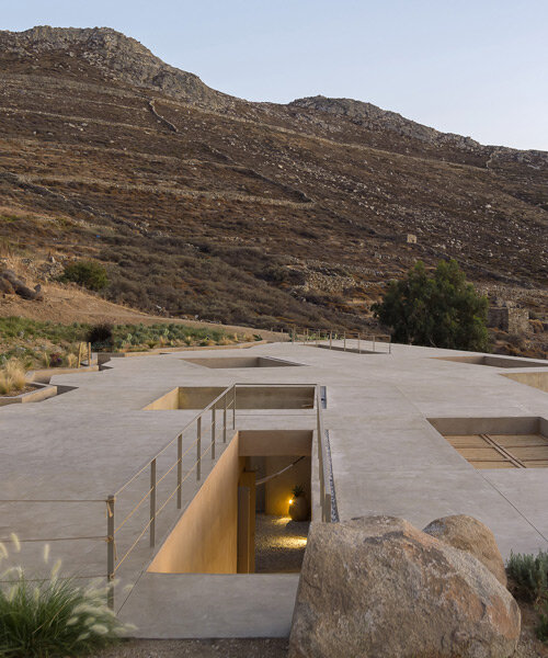 MOLD architects embeds 'homa vagia' retreat into the island landscape of serifos