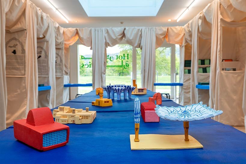 'hot cities' by ahmed & rashid bin shabib adapt arab architecture at vitra design museum