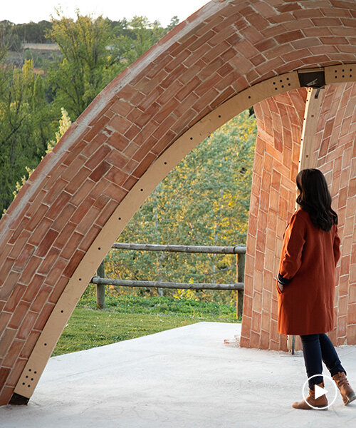 innixAR vaulted pavilion combines augmented reality & traditional building techniques
