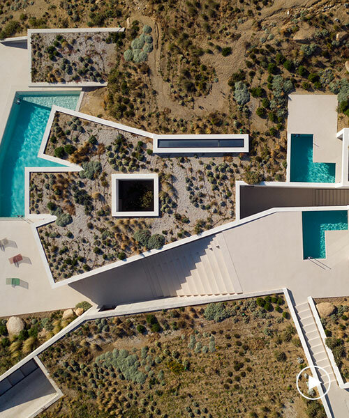 interview: A31 carves arid mykonian landscape with subterranean latypi residence in greece