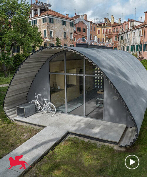 interview: norman foster & holcim explore refugee crisis with housing prototype in venice