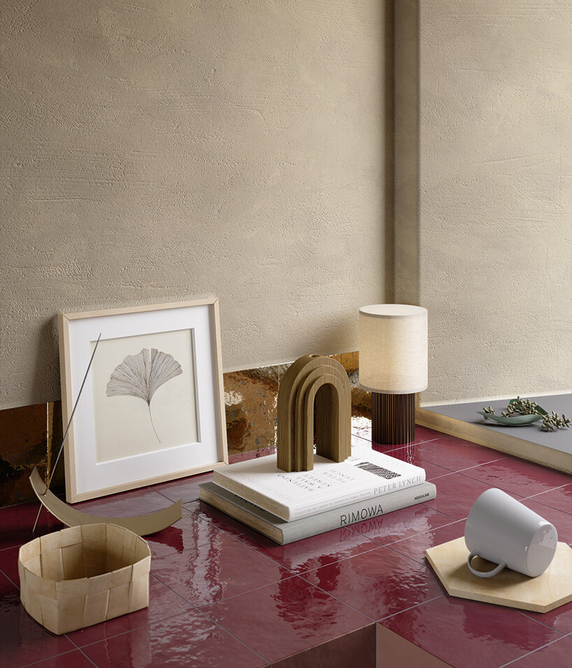 bottega d’arte by iris ceramica morphs manual craftsmanship into red clay production