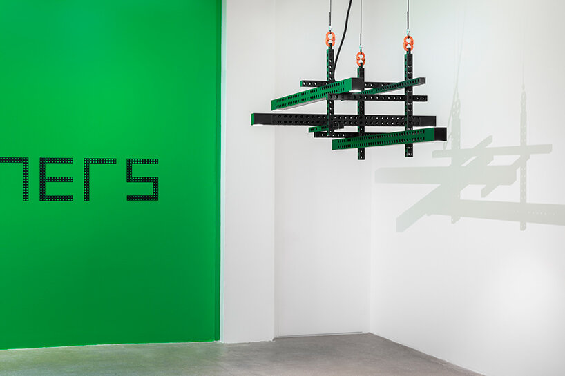 interview: konstantin grcic shapes measuring jigs into 'transformers' lamps for galerie kreo
