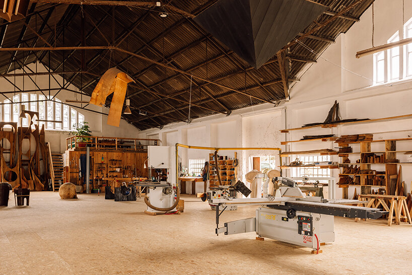 visit mircea anghel's latest experimental + gravity-defying pieces at his studio in portugal