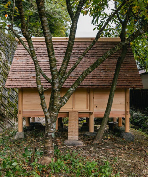 japanese shrine architecture informs 2m26’s zero-impact chicken coop in japan