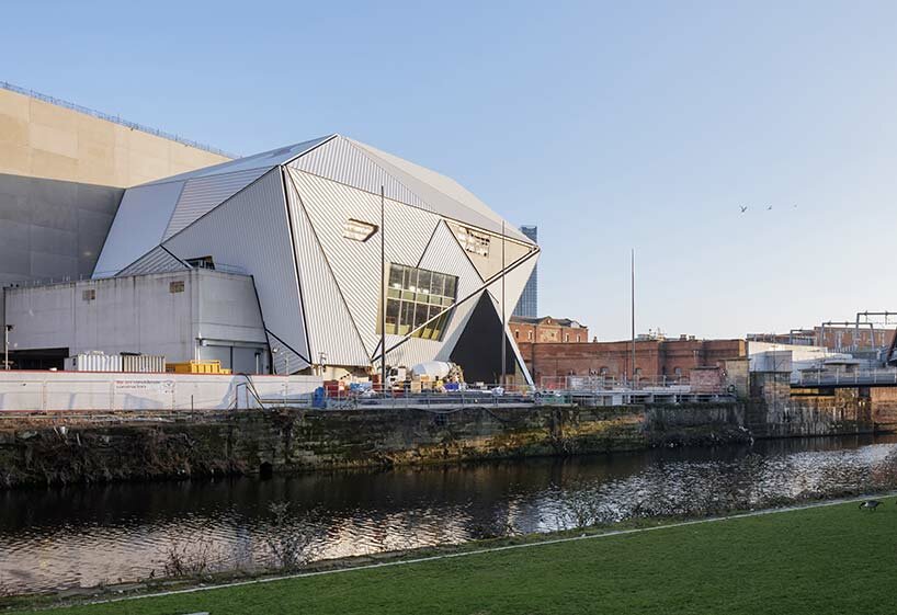 OMA's factory international takes shape in manchester as a cultural riverside destination