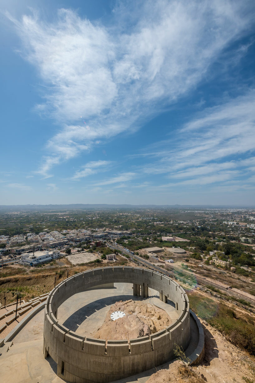 smritivan memorial plants circular reservoirs dedicated to 2001 gujarat earthquake victims