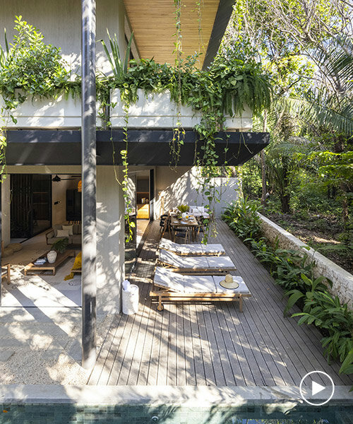 studio saxe hides costa rican surf residences among verdant gardens