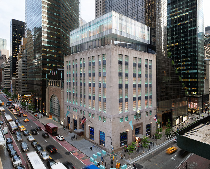 OMA tops tiffany's new york flagship with a glass 'blue box