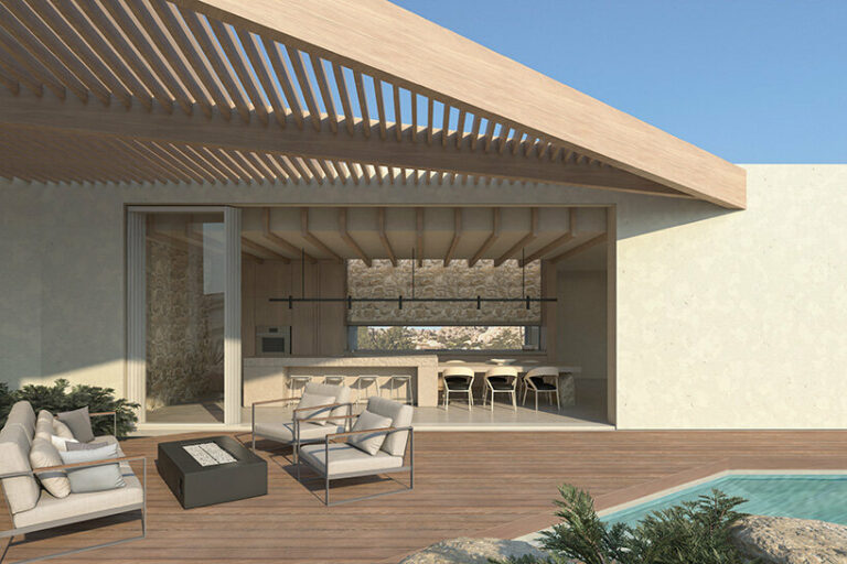 oscillation house zyme studios mimics california s desert canyons