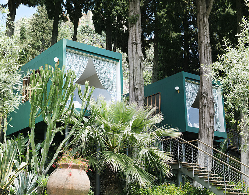 dior curates serene wellness cabins at taormina's grand hotel timeo