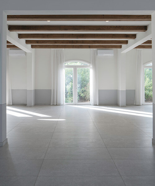 FMG's ceramic surfaces flourish floors & walls of historical villa in modena, italy