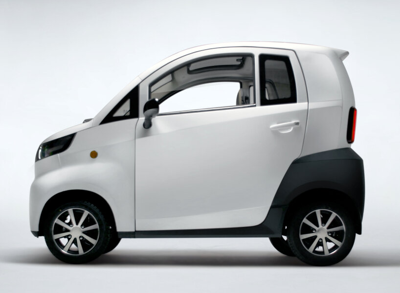 electric microcar ARK zero comes with moveable sunroof and aluminum ...