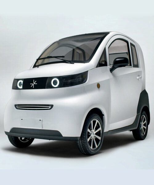 electric microcar ARK zero comes with moveable sunroof and aluminum monocoque body