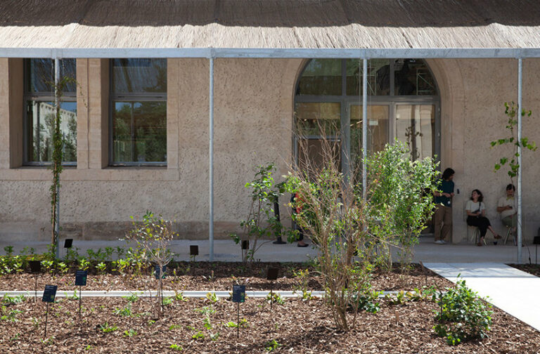 historical building converted into atelier LUMA laboratory in arles