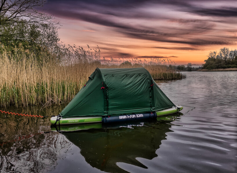 All in one outlet tent