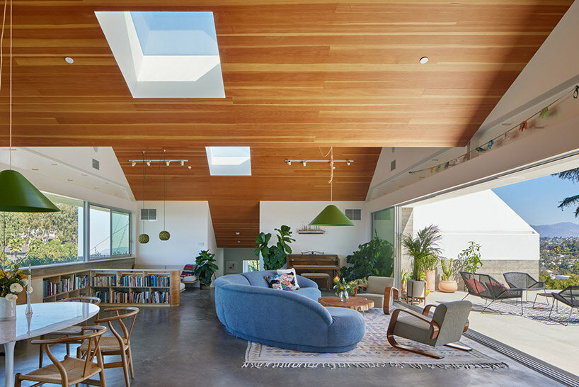 bestor architecture's 'house stepping down a hill' honors LA modernism