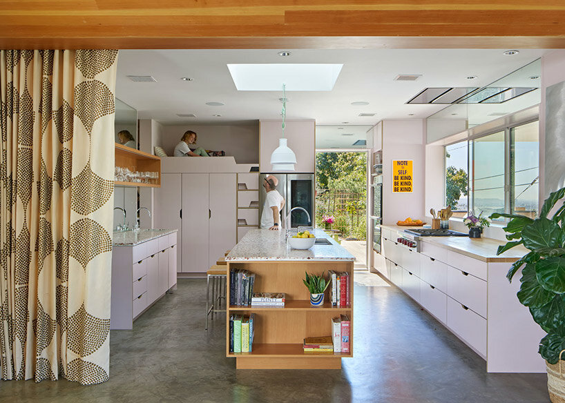 bestor architecture honors los angeles modernism with 'house stepping down a hill'