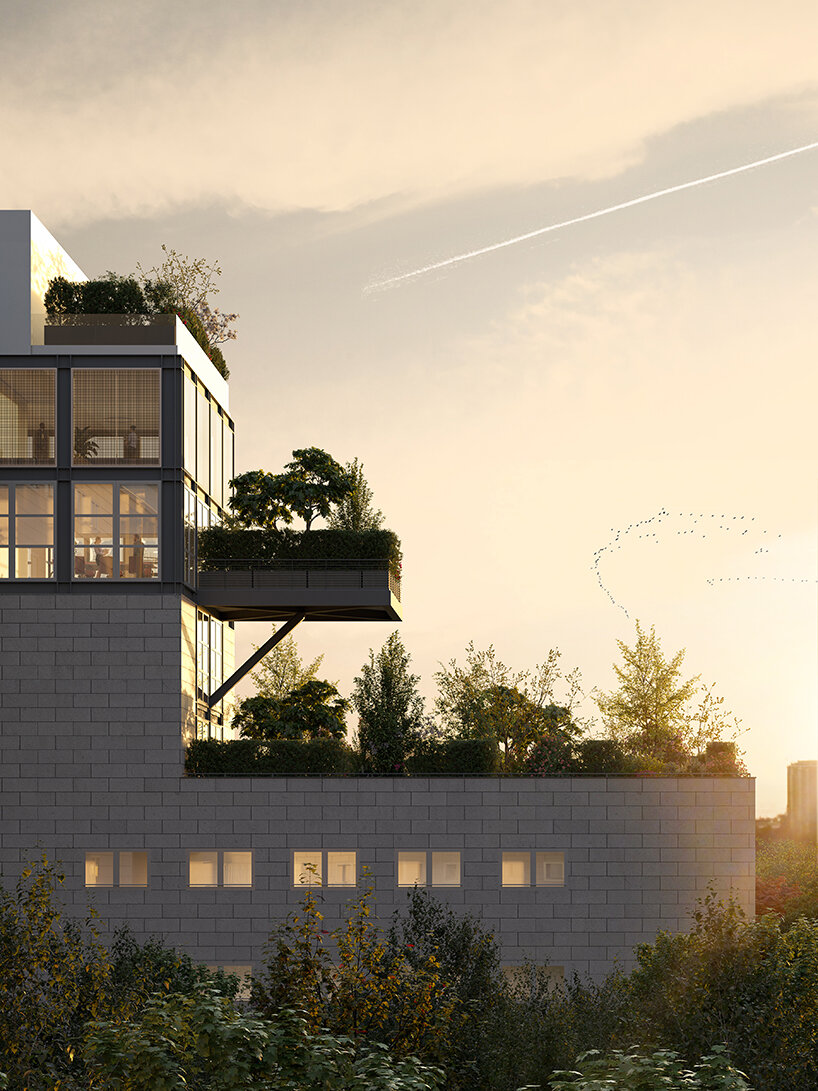 piuarch envisions 1980s vittorio gregotti landmark as future BiM work hub in bicocca, milan