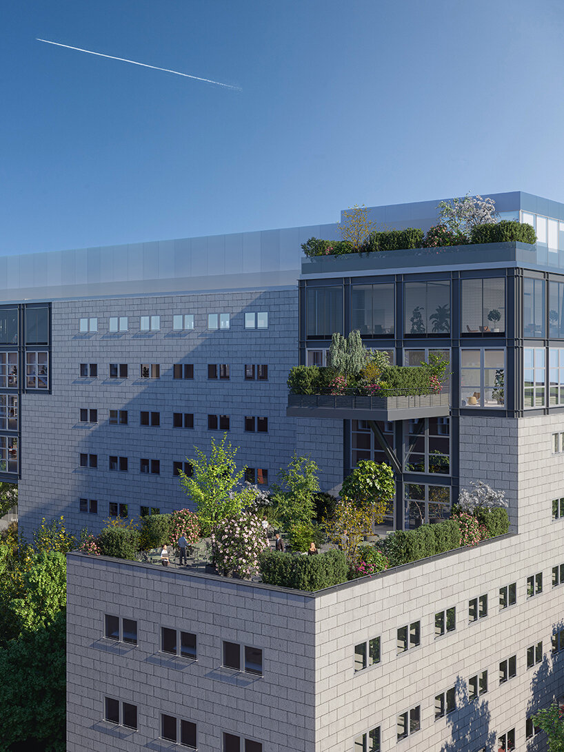 piuarch envisions 1980s vittorio gregotti landmark as future BiM work hub in bicocca, milan