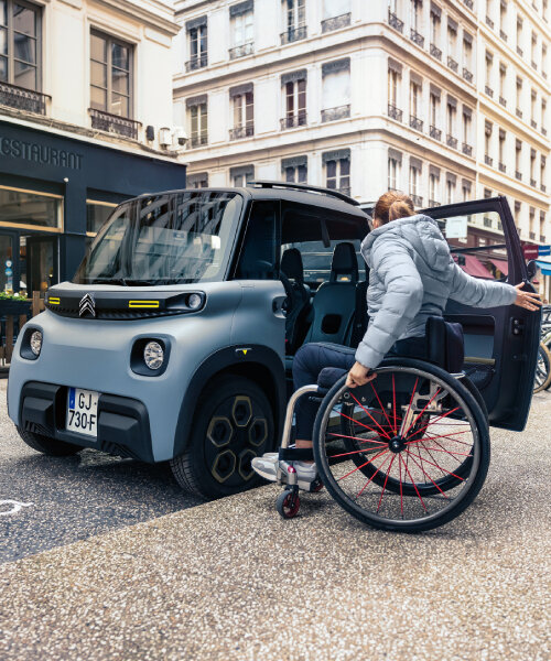 with citroën 'ami for all', persons with reduced lower-limb mobility can drive on their own