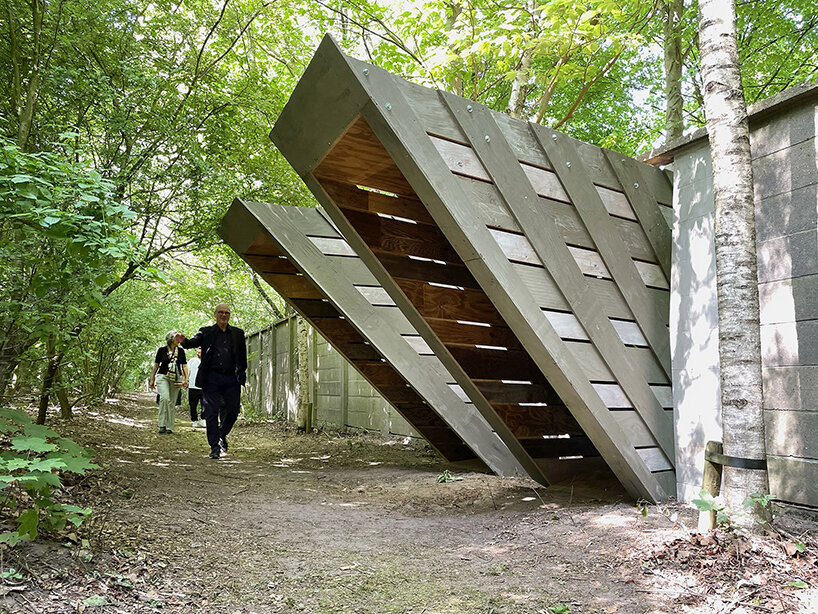 frank havermans' H3H biënnale pavilion links visitors to century-old monastery garden