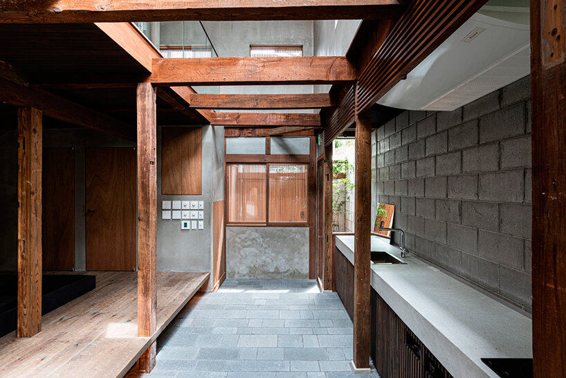 minimal hotel renovation breathes new life into old wooden townhouse in kyoto