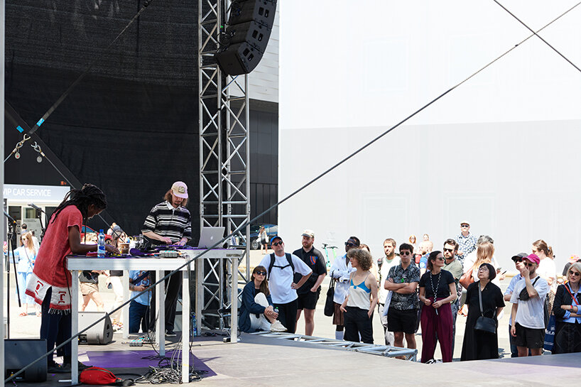 latifa echakhch's music festival invites all to the messeplatz at art basel 2023