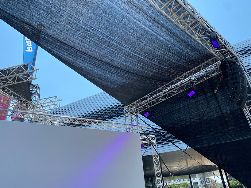 latifa echakhch's music festival invites all to the messeplatz at art basel 2023