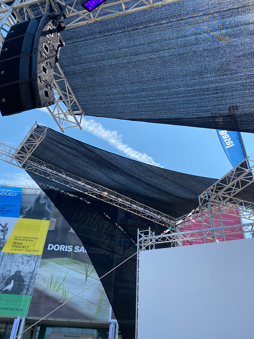 latifa echakhch's music festival invites all to the messeplatz at art basel 2023