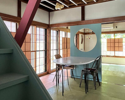 lenz design transforms traditional japanese house using 'mitate' to infuse modernity
