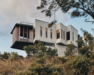 climate-resilient great barrier reef house by JDA takes cues from surrounding marine life