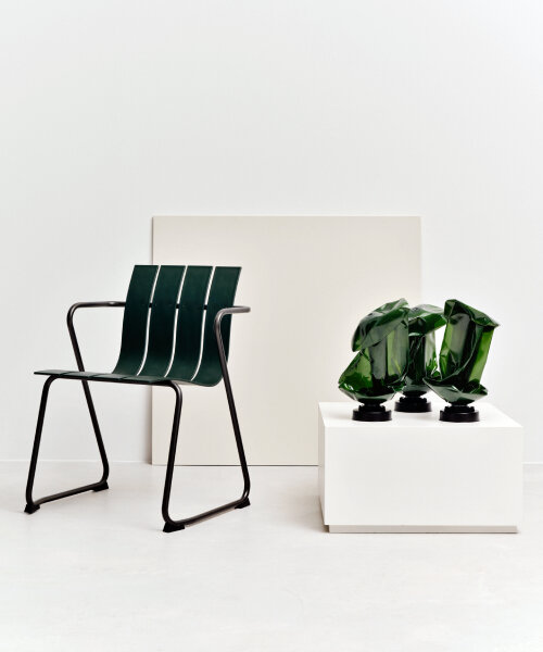 at 3daysofdesign, mater exhibits furniture made of waste and plastic to survey recycling state