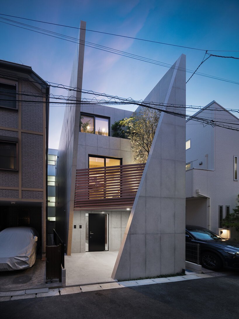 this home-office by ogawa architect design in japan evokes the 'entrance to a small valley'