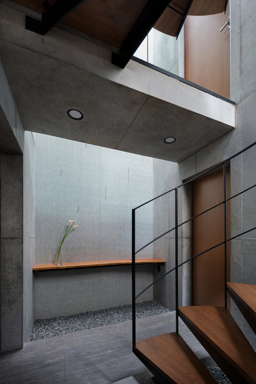 this home-office by ogawa architect design in japan evokes the 'entrance to a small valley'