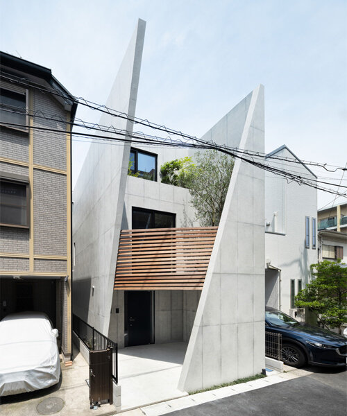 this home-office by ogawa architect design in japan evokes the 'entrance to a small valley'