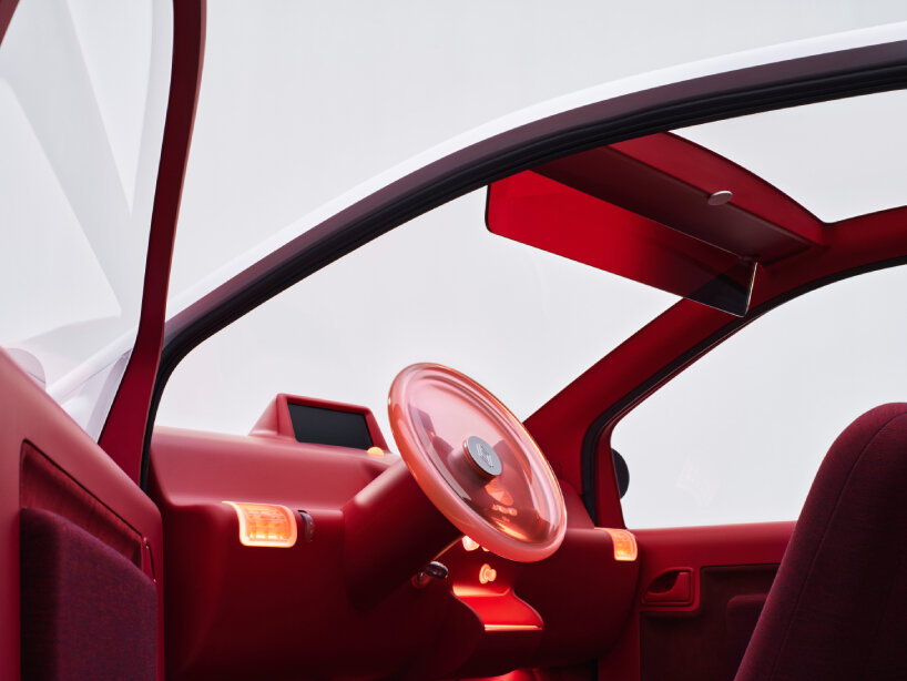 interview: sabine marcelis reimagines renault's iconic 1993 twingo as  translucent electric car