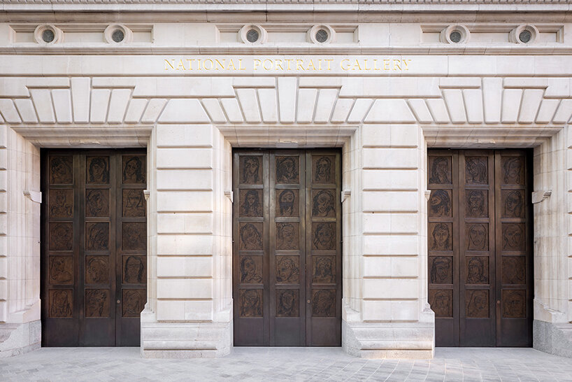tracey emin carves women portraits for london's national portrait gallery's new bronze doors