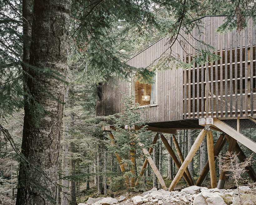 cyril chênebeau cabins perched