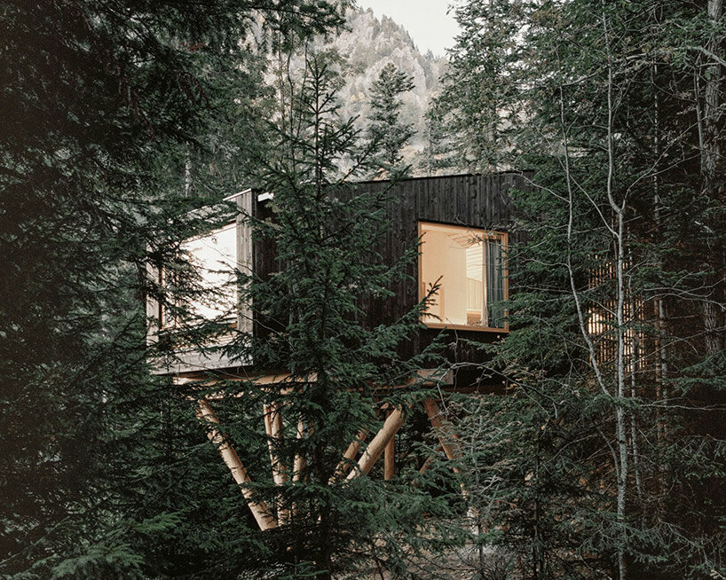 cyril chênebeau cabins perched