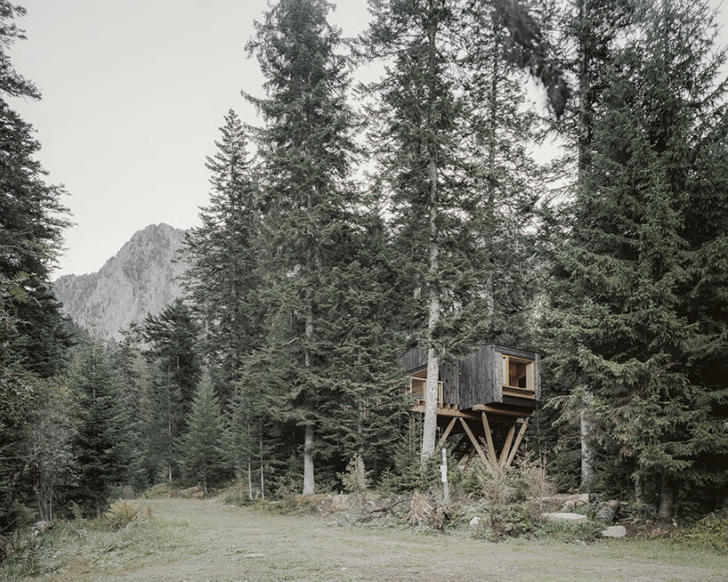 cyril chênebeau cabins perched