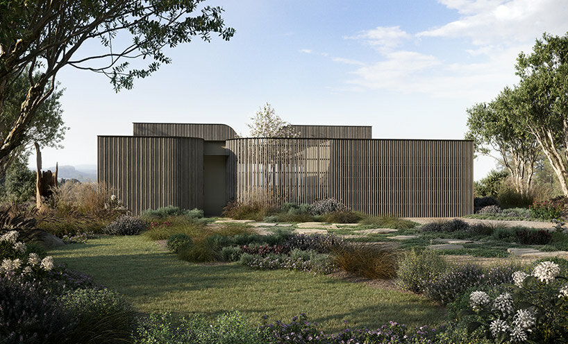 FMD architects names its 'ikebana house' concept after japanese art of flower arranging