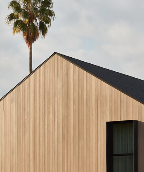 bittoni architects' los angeles duplex is a minimalist take on a traditional pitched-roof home