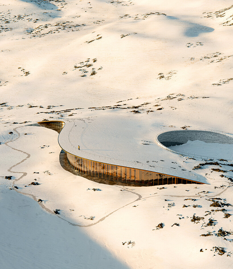 dorte mandrup's winning design for inuit heritage center in canada rises from a vast tundra