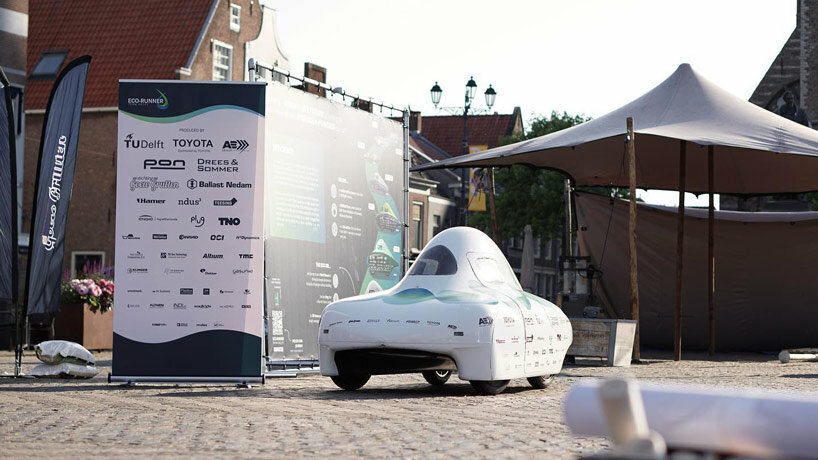 eco-runner team sets new guinness record for long-distance trip with hydrogen-powered car