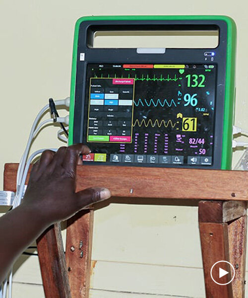portable and durable pediatric monitoring system enhances healthcare access in africa