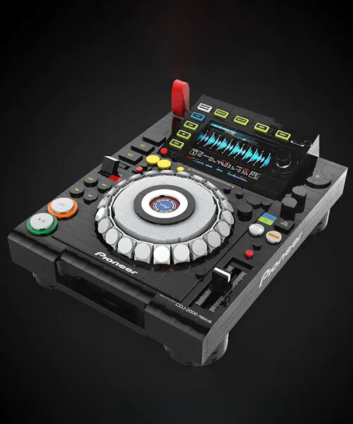 LEGO brings the beat with the pioneer CDJ 2000 nexus replica and is just as functional