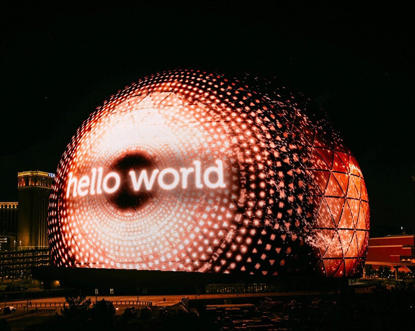 Gigantic LED Sphere Illuminates Las Vegas Skyline For The First Time