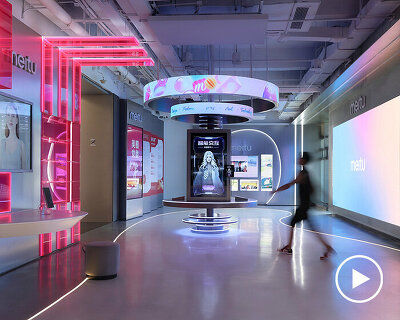 AI systems animate meitu's digital showroom in xiamen powered by OUTPUT